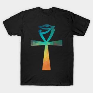 Rainbow egyptian symbol of wisdom T-Shirt